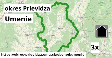 Umenie, okres Prievidza