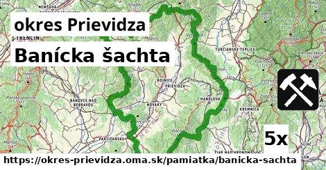 banícka šachta v okres Prievidza