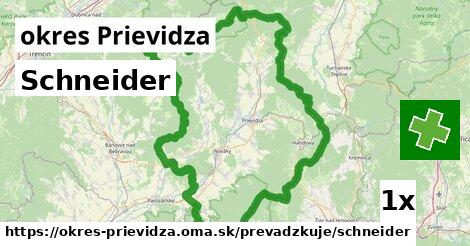 Schneider, okres Prievidza