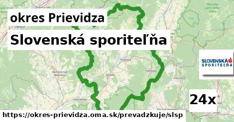 Slovenská sporiteľňa, okres Prievidza