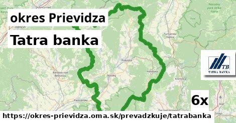 Tatra banka, okres Prievidza