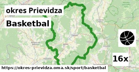 Basketbal, okres Prievidza