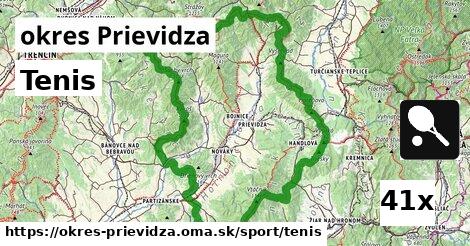 Tenis, okres Prievidza