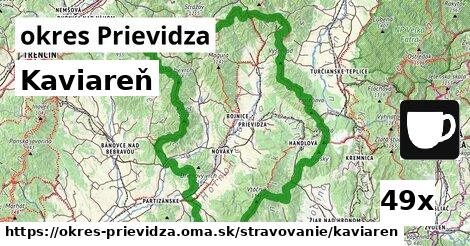 Kaviareň, okres Prievidza