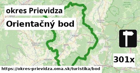 Orientačný bod, okres Prievidza