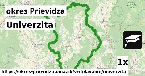 Univerzita, okres Prievidza