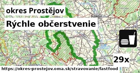 Všetky body v okres Prostějov