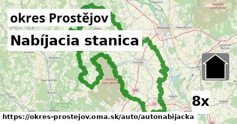 Nabíjacia stanica, okres Prostějov