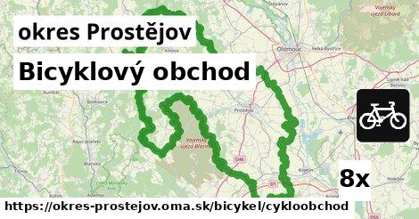 Bicyklový obchod, okres Prostějov