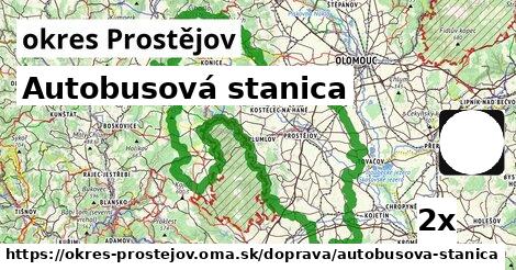 Autobusová stanica, okres Prostějov