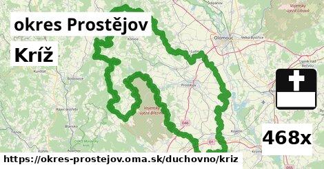 kríž v okres Prostějov