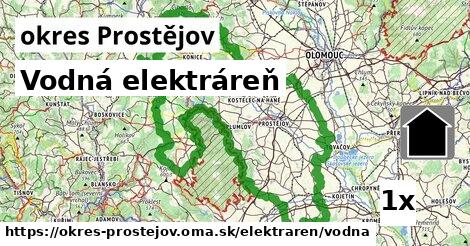 Vodná elektráreň, okres Prostějov