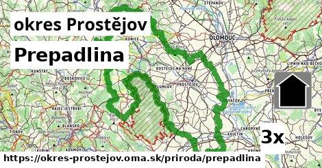 Prepadlina, okres Prostějov