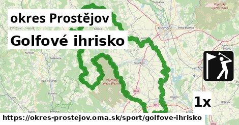 golfové ihrisko v okres Prostějov