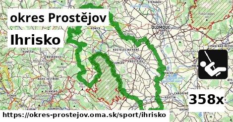 ihrisko v okres Prostějov