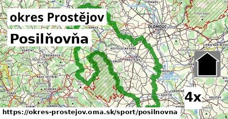 Posilňovňa, okres Prostějov