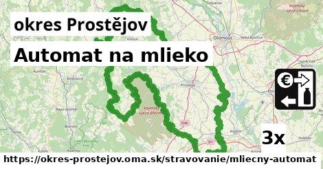 automat na mlieko v okres Prostějov