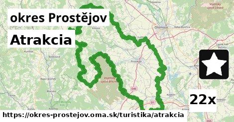 Atrakcia, okres Prostějov