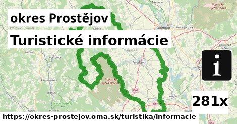 Turistické informácie, okres Prostějov