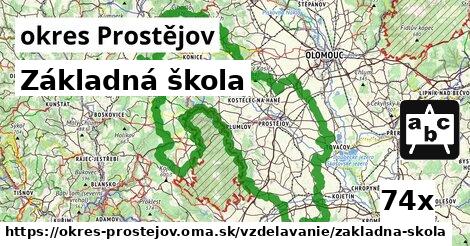 Základná škola, okres Prostějov