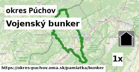 Vojenský bunker, okres Púchov