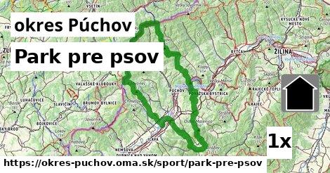 Park pre psov, okres Púchov