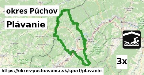 Plávanie, okres Púchov