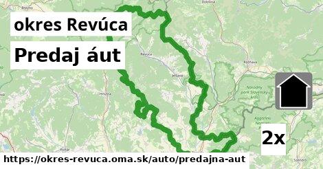 Predaj áut, okres Revúca