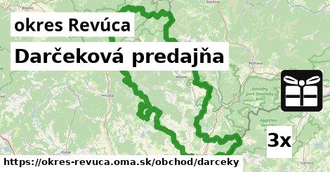 Darčeková predajňa, okres Revúca