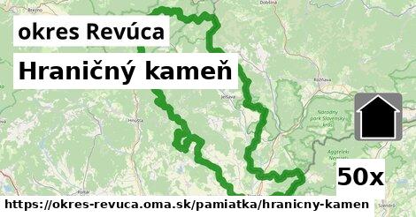 hraničný kameň v okres Revúca