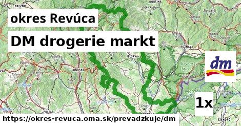 DM drogerie markt, okres Revúca