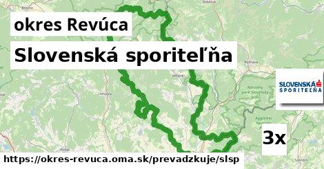 Slovenská sporiteľňa, okres Revúca