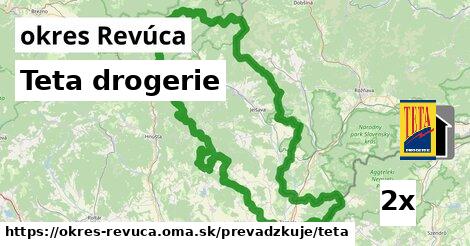 Teta drogerie, okres Revúca