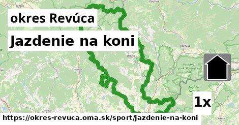 Jazdenie na koni, okres Revúca