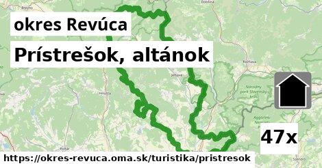 prístrešok, altánok v okres Revúca