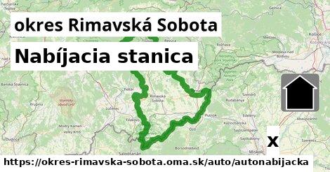 Nabíjacia stanica, okres Rimavská Sobota