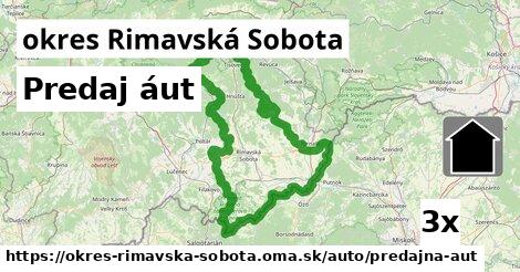 Predaj áut, okres Rimavská Sobota