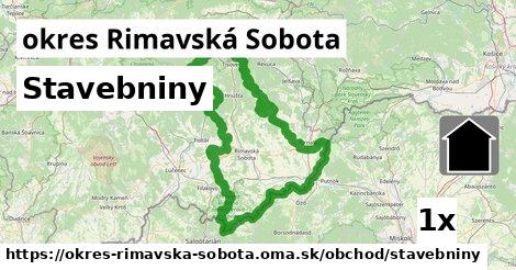 Stavebniny, okres Rimavská Sobota