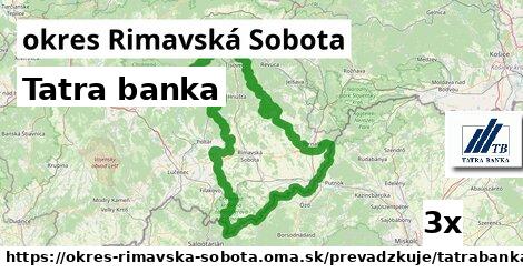 Tatra banka, okres Rimavská Sobota