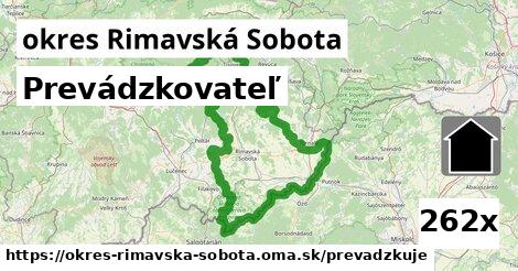 prevádzkovateľ v okres Rimavská Sobota