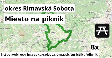 Miesto na piknik, okres Rimavská Sobota