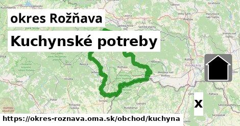 Kuchynské potreby, okres Rožňava