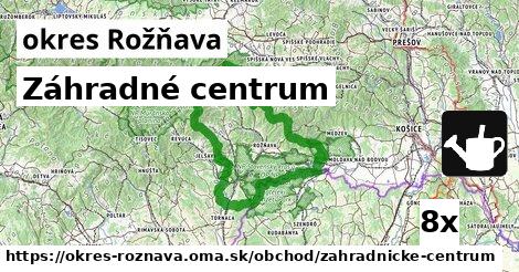 Záhradné centrum, okres Rožňava