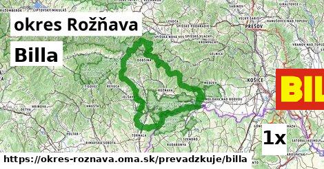 Billa, okres Rožňava