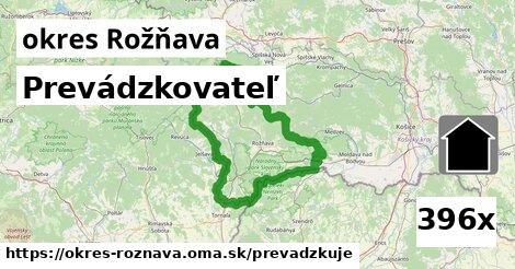 prevádzkovateľ v okres Rožňava