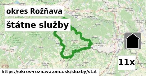 štátne služby, okres Rožňava