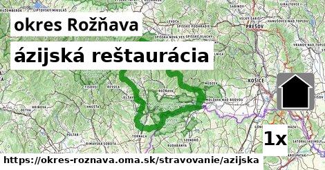 ázijská reštaurácia, okres Rožňava