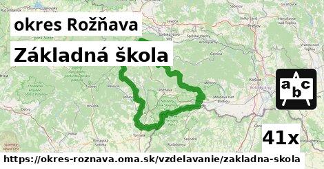 Základná škola, okres Rožňava