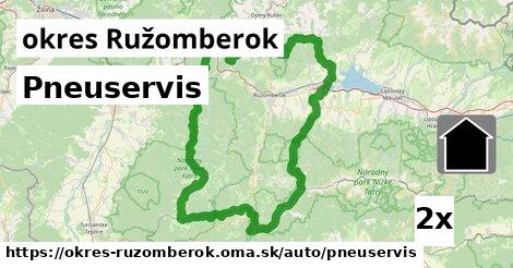 Pneuservis, okres Ružomberok