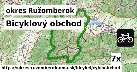 Bicyklový obchod, okres Ružomberok